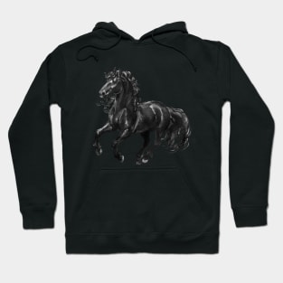 Friesian horse II Hoodie